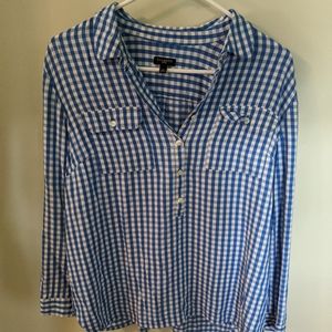 Blue and White Talbot's blouse